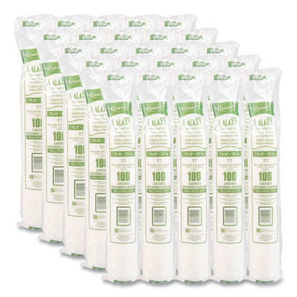High-impact Polystyrene Cold Cups, 7 Oz, Plastic, Translucent, 100/pack