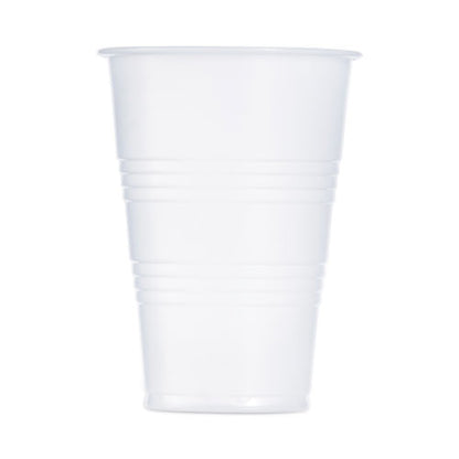 High-impact Polystyrene Cold Cups, 7 Oz, Plastic, Translucent, 100/sleeve, 25 Sleeves/carton