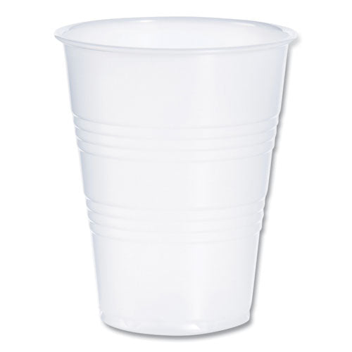 High-impact Polystyrene Cold Cups, 9 Oz, Plastic, Translucent, 100/sleeve, 25 Sleeves/carton