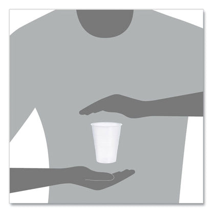 High-impact Polystyrene Cold Cups, 9 Oz, Plastic, Translucent, 100/sleeve, 25 Sleeves/carton