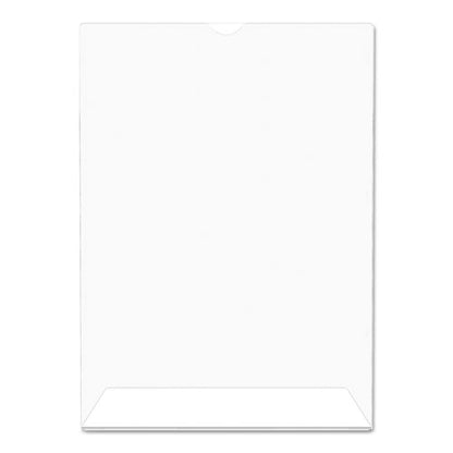 Superior Image Slanted Sign Holder, Portrait, 5 X 7 Insert, Clear