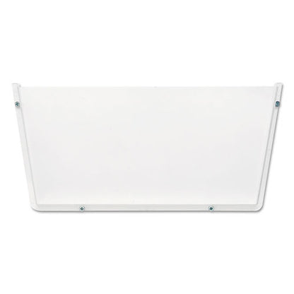 Unbreakable Docupocket Wall File, Letter Size, 14.5" X 3" X 6.5", Clear