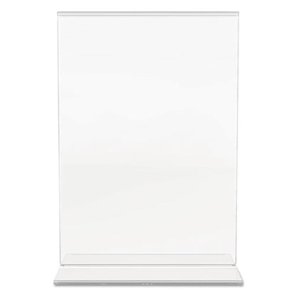 Classic Image Double-sided Sign Holder, 5 X 7 Insert, Clear