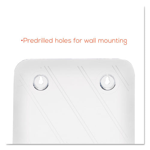 Docuholder For Countertop/wall-mount, Magazine, 9.25w X 3.75d X 10.75h, Clear