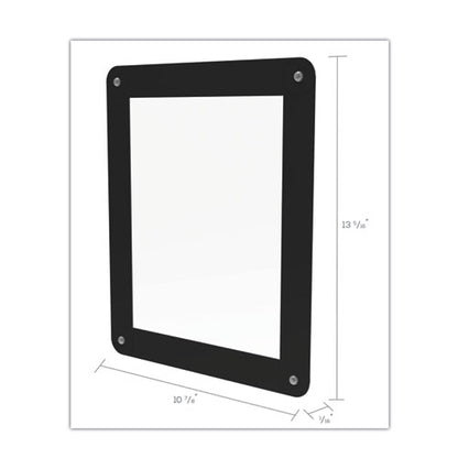 Superior Image Window Display, 8.5 X 11 Insert, Clear/black