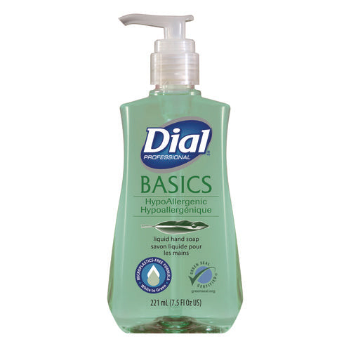 Basics Liquid Hand Soap, Fresh Floral Scent, 7.5 Oz Pump Bottle
