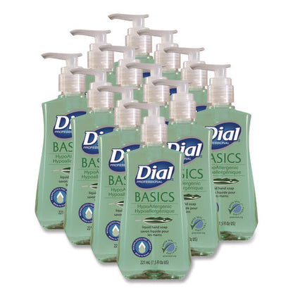 Basics Hypoallergenic Liquid Hand Soap, Floral, 7.5 Oz, 12/carton