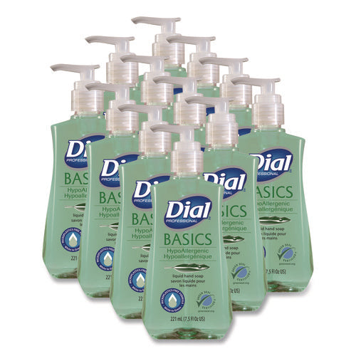 Basics Hypoallergenic Liquid Hand Soap, Floral, 7.5 Oz, 12/carton