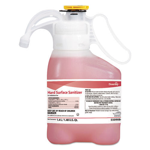 Hard Surface Sanitizer, Unscented, 1.4 L Smartdose, 2/carton