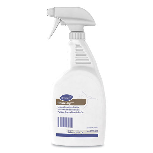 Shine-up Furniture Cleaner, Lemon Scent, 32 Oz, Trigger Spray Bottle, 12/carton