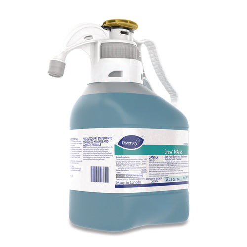 Crew Super-concentrated Non-acid Bowl And Bathroom Disinfectant Cleaner, Floral Scent, 1.4 L Smartdose, 2/carton