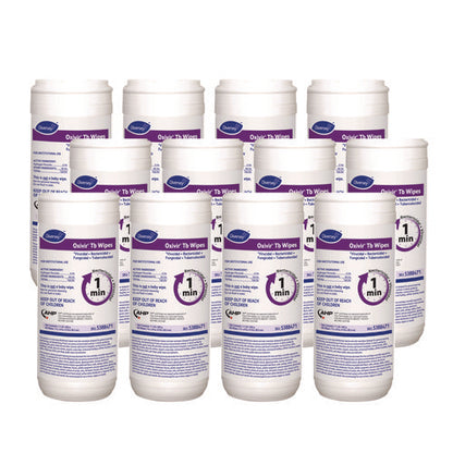 Oxivir Tb Disinfectant Wipes, 7 X 6, White, 60/canister, 12 Canisters/carton