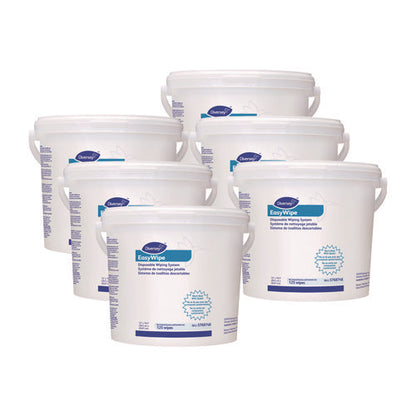 Easywipe Disposable Wiping Refill, 8.63 X 24.88, White, 125/bucket, 6/carton