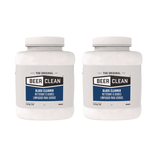 Beer Clean Glass Cleaner, Unscented, Powder, 4 Lb. Container