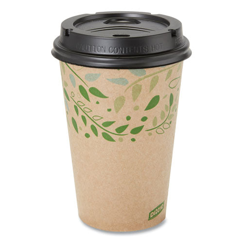 Ecosmart Recycled Hot/cold Cups, 16 Oz, Paper, Kraft/green, 1,000/carton
