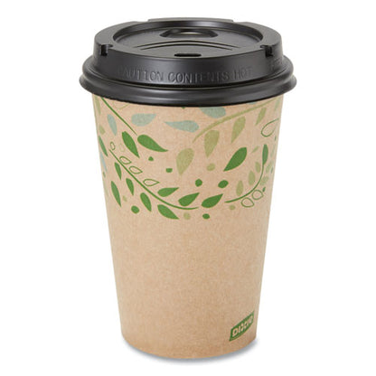 Ecosmart Recycled Hot/cold Cups, 16 Oz, Paper, Kraft/green, 1,000/carton