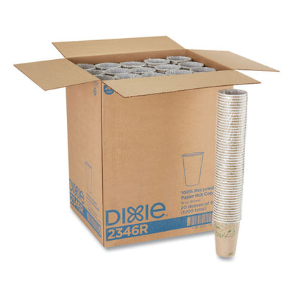 Ecosmart Recycled Hot/cold Cups, 16 Oz, Paper, Kraft/green, 1,000/carton