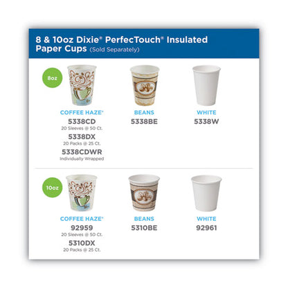 Perfectouch Hot/cold Cups, 12 Oz, Paper, White, 50/bag, 20 Bags/carton