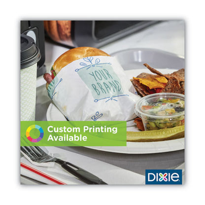 All-purpose Food Wrap, Dry Wax Paper, 14 X 14, White, 1,000 Sheets/pack, 4 Packs/carton