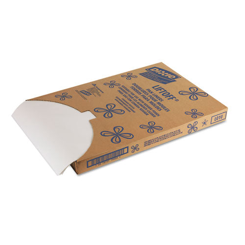 Greaseproof Liftoff Pan Liners, 16.38 X 24.38, White, 1,000/carton