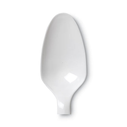 Plastic Cutlery, Mediumweight Spoon, White, 1,000/carton