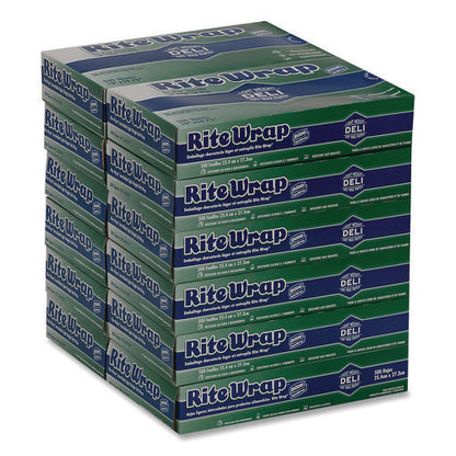 Dispens-a-wax Waxed Deli Patty Paper, 10.75 X 7.5, 500/box, 12 Boxes/carton