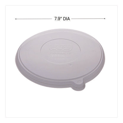 Worldview 100 Percent Recycled Content Lid, 7.93" Diameter X 0.6" H, Clear, 400/carton