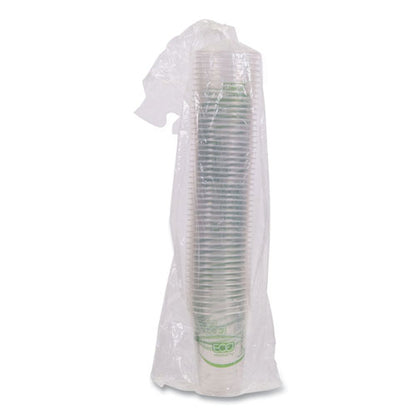 Greenstripe Renewable And Compostable Cold Cups, 16 Oz, Plastic, Clear, 50/pack, 20 Packs/carton