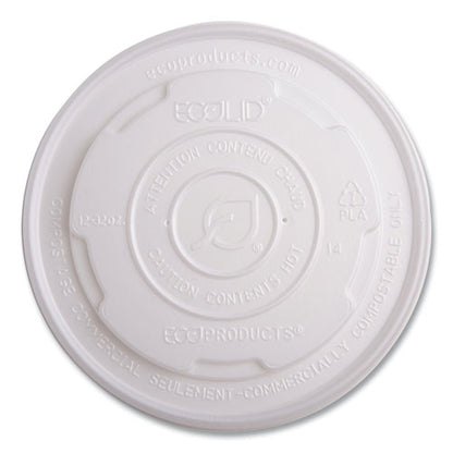 World Art Pla-laminated Soup Container Lids, For 12 Oz To 32 Oz Containers, White, Plastic, 50/pack, 10 Packs/carton
