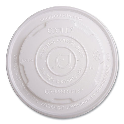 World Art Pla-laminated Soup Container Lids, For 12 Oz To 32 Oz Containers, White, Plastic, 50/pack, 10 Packs/carton