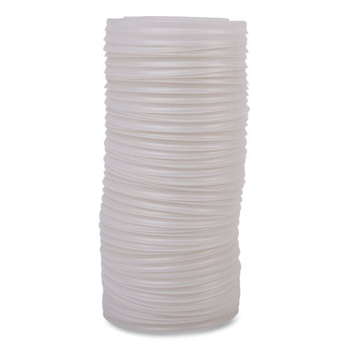 World Art Pla-laminated Soup Container Lids, For 12 Oz To 32 Oz Containers, White, Plastic, 50/pack, 10 Packs/carton