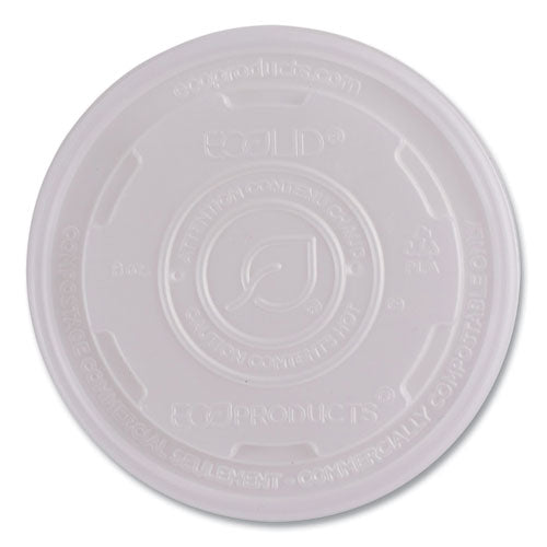 World Art Pla-laminated Soup Container Lids, Fits 8 Oz, Translucent, Plastic, 50/pack, 20 Packs/carton