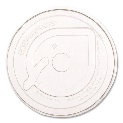 Greenstripe Cold Cup Flat Lids, Fits 9 Oz To 24 Oz Cold Cups, Plastic, Clear, 100/pack, 10 Packs/carton