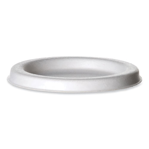 Sugarcane Portion Cup Lids, Fits 2 Oz Portion Cups, White, 2,500/carton