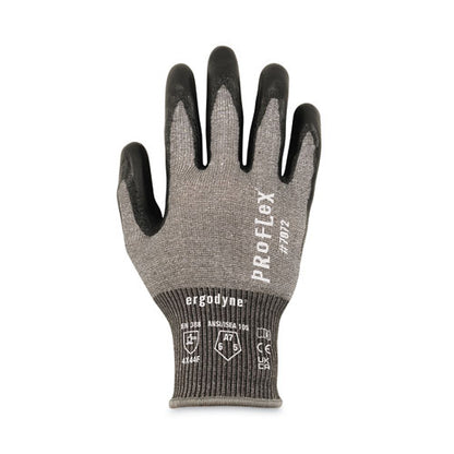 Proflex 7072 Ansi A7 Nitrile-coated Cr Gloves, En388: 4x44f, 9" Long, Small, Gray, 12 Pairs