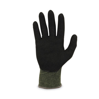 Proflex 7042 Ansi A4 Nitrile-coated Cr Gloves, En388: 4x41d, 9" Long, X-large, Green, Pair