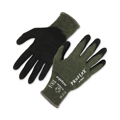 Proflex 7042 Ansi A4 Nitrile-coated Cr Gloves, En388: 4x41d, 9" Long, Xx-large, Green, Pair