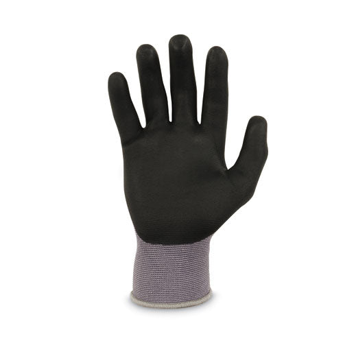 Proflex 7000 Nitrile-coated Gloves Microfoam Palm, En388: 4121a, 9" Long, Medium, Gray, 12 Pairs