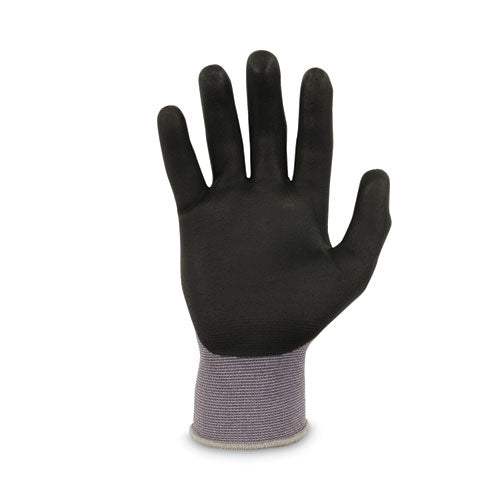 Proflex 7000 Nitrile-coated Gloves Microfoam Palm, En388: 4121a, 9" Long, Small, Gray, Pair