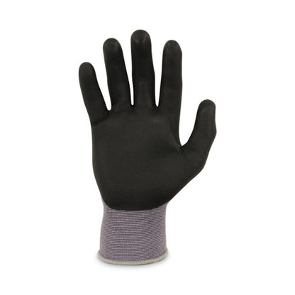 Proflex 7000 Nitrile-coated Gloves Microfoam Palm, En388: 4121a, 9" Long, Medium, Gray, Pair