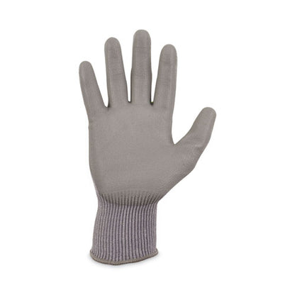 Proflex 7024 Ansi A2 Pu Coated Cr Gloves, En388: 4x42b, 9" Long, Xx-large, Gray, 12 Pairs