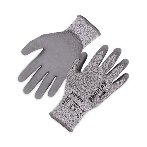 Proflex 7030 Ansi A3 Pu Coated Cr Gloves, En388: 4x42c, 9" Long, Xx-large, Gray, Pair
