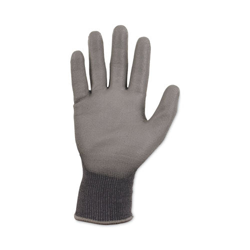 Proflex 7044 Ansi A4 Pu Coated Cr Gloves, En388: 4x42d, 9" Long, X-large, Gray, 12 Pairs