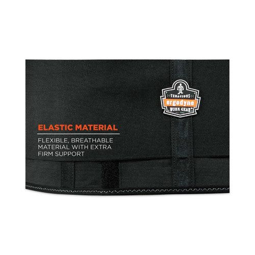 Proflex 1650 Economy Elastic Back Support Brace, 3x-large, 46" To 52" Waist, Black