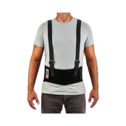 Proflex 1600 Standard Elastic Back Support Brace, X-large, 38" To 42" Waist, Black