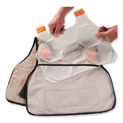 Chill-its 6220 Phase Change Cooling Vest Charge Packs, Large/x-large, 14.75 X 18, 2/pack