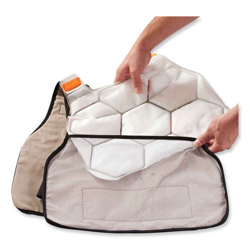 Chill-its 6220 Phase Change Cooling Vest Charge Packs, Large/x-large, 14.75 X 18, 2/pack