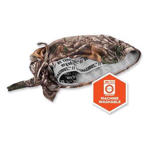 Chill-its 6615 High-performance Bandana Doo Rag With Terry Cloth Sweatband, One Size Fits Most, Realtree Xtra