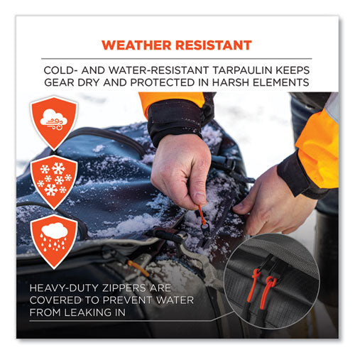 Arsenal 5032 Water-resistant Wheeled Duffel Bag, 15 X 31.5 X 15, Black