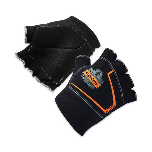 Proflex 800 Glove Liners, 9" Long, Large, Black, Pair